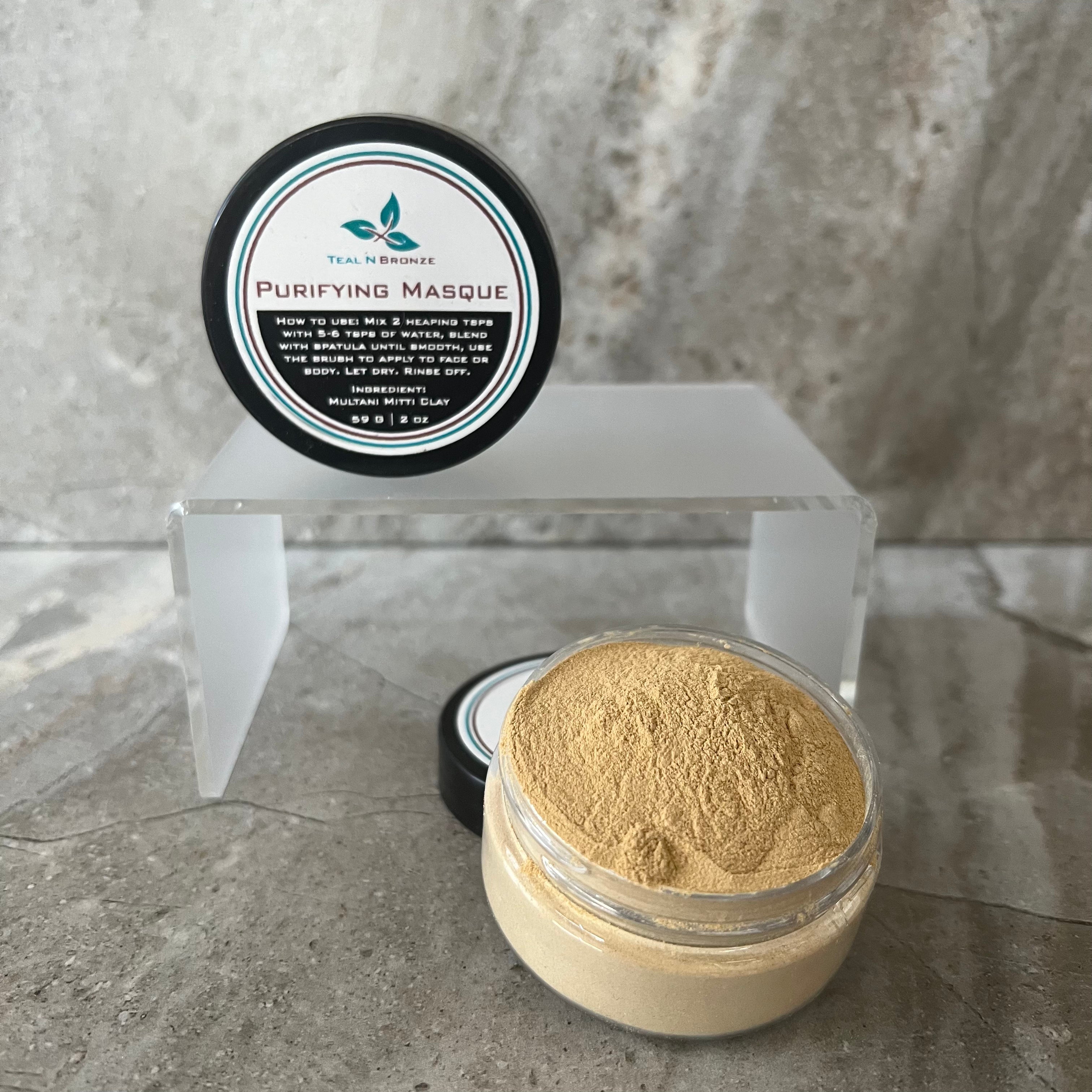 Purifying Masque – Teal N Bronze